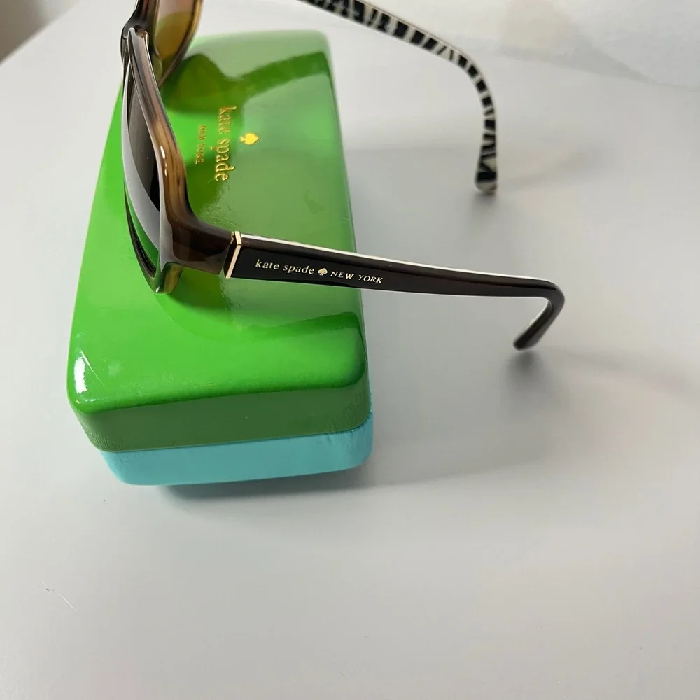 Kate Spade Sunglasses JOSEPHINA Toffee / Zebra‎ Polarized w/case FRAMES ONLY